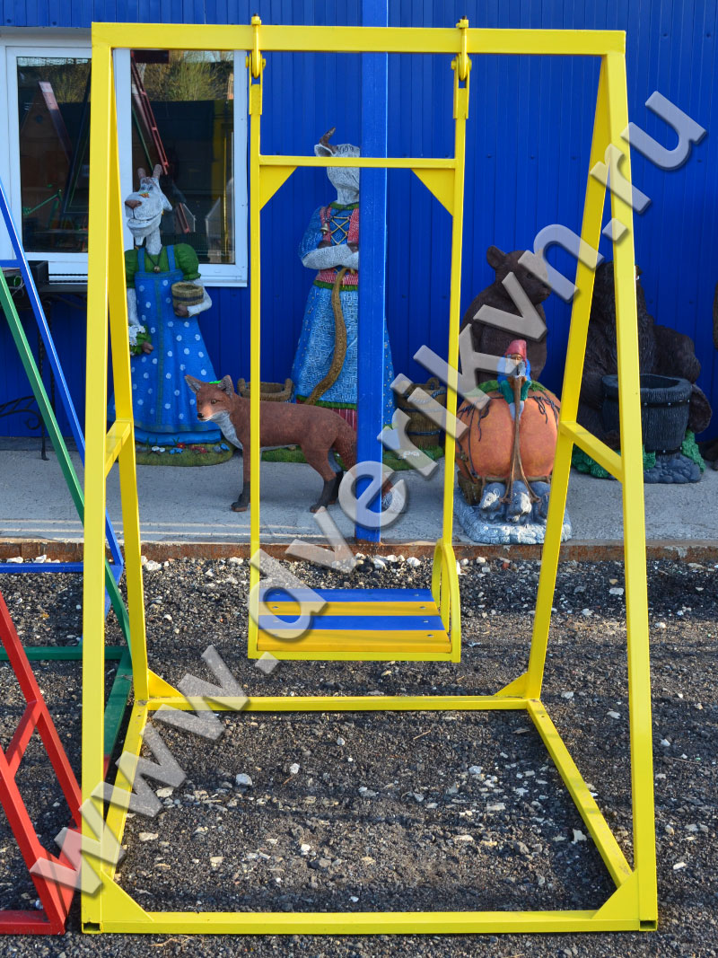 Качели для детей уличные установка во дворе или детской площадке Украина -nepoceda